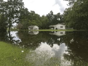 Flooding in Gonzales, Louisiana; August 2016